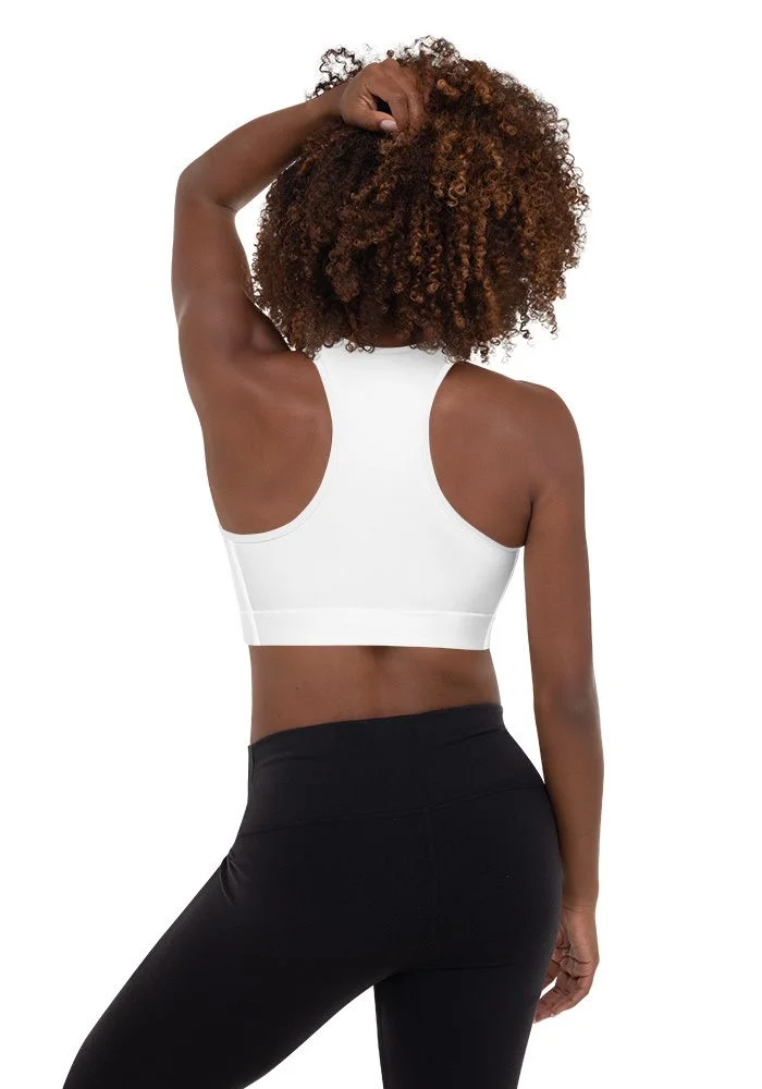 All-Over Print Padded Sports Bra