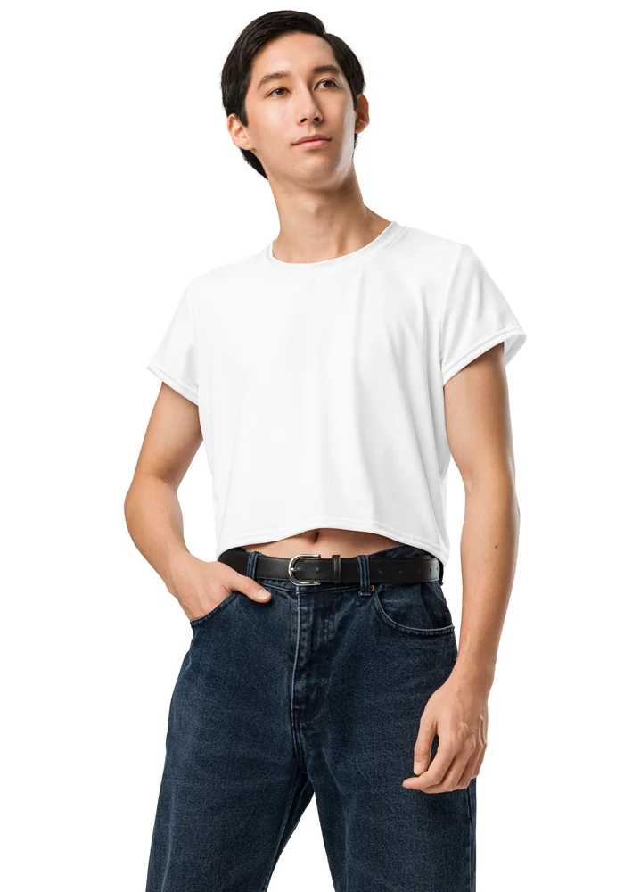 All-Over Print Crop Tee