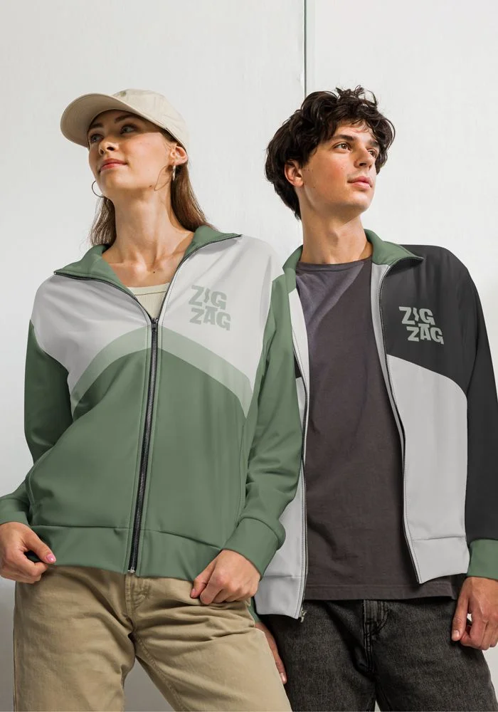 All-Over Print Recycled Unisex Track Jacket