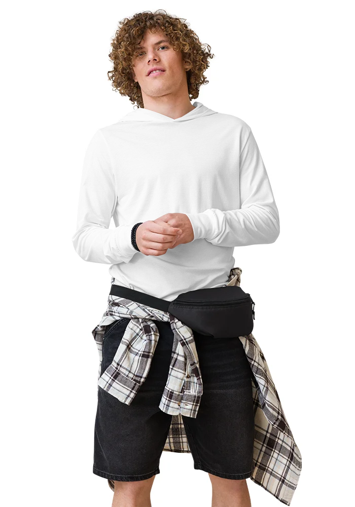 Unisex Hooded Long Sleeve Tee | Bella Canvas 3512