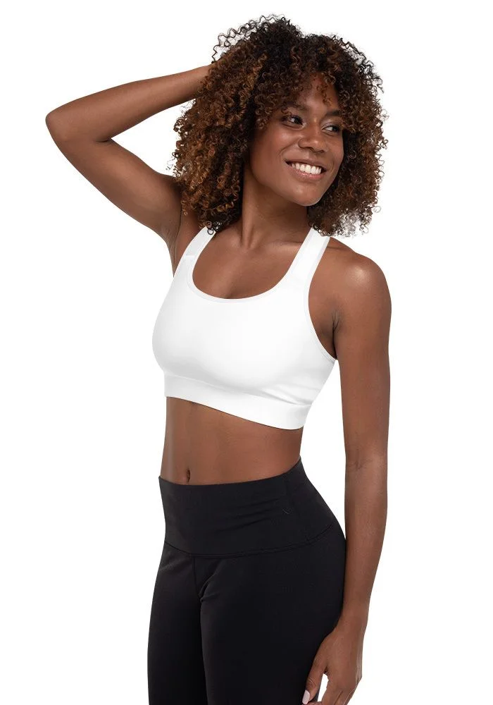 All-Over Print Padded Sports Bra