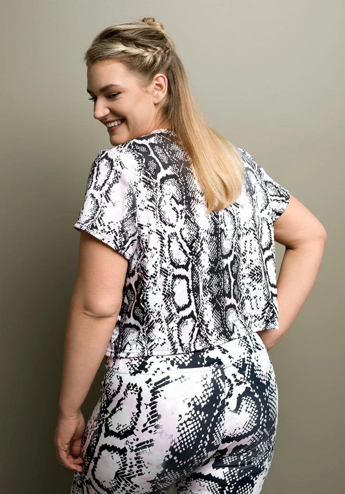 All-Over Print Crop Tee