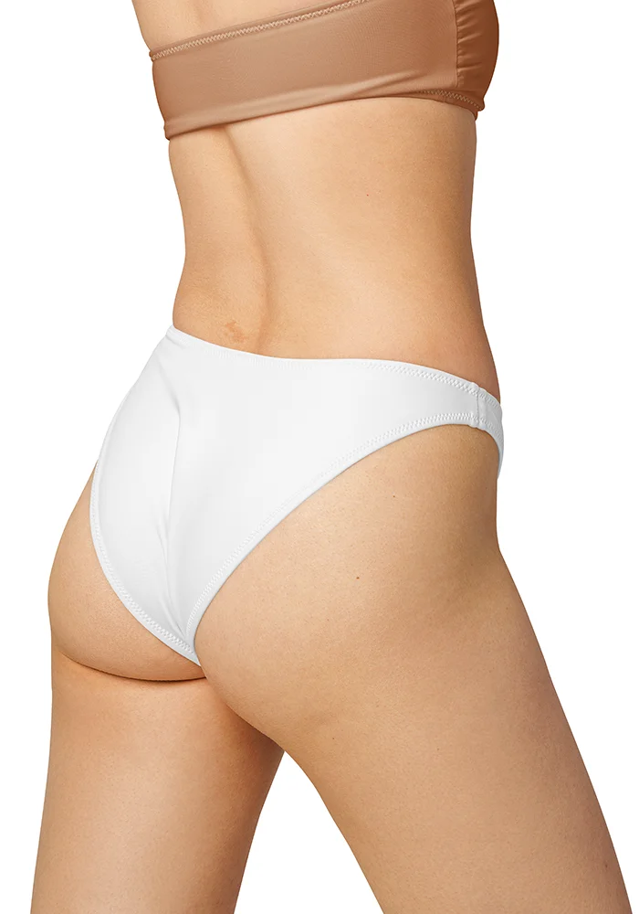 All-Over Print Recycled V-Cut Bikini Bottom