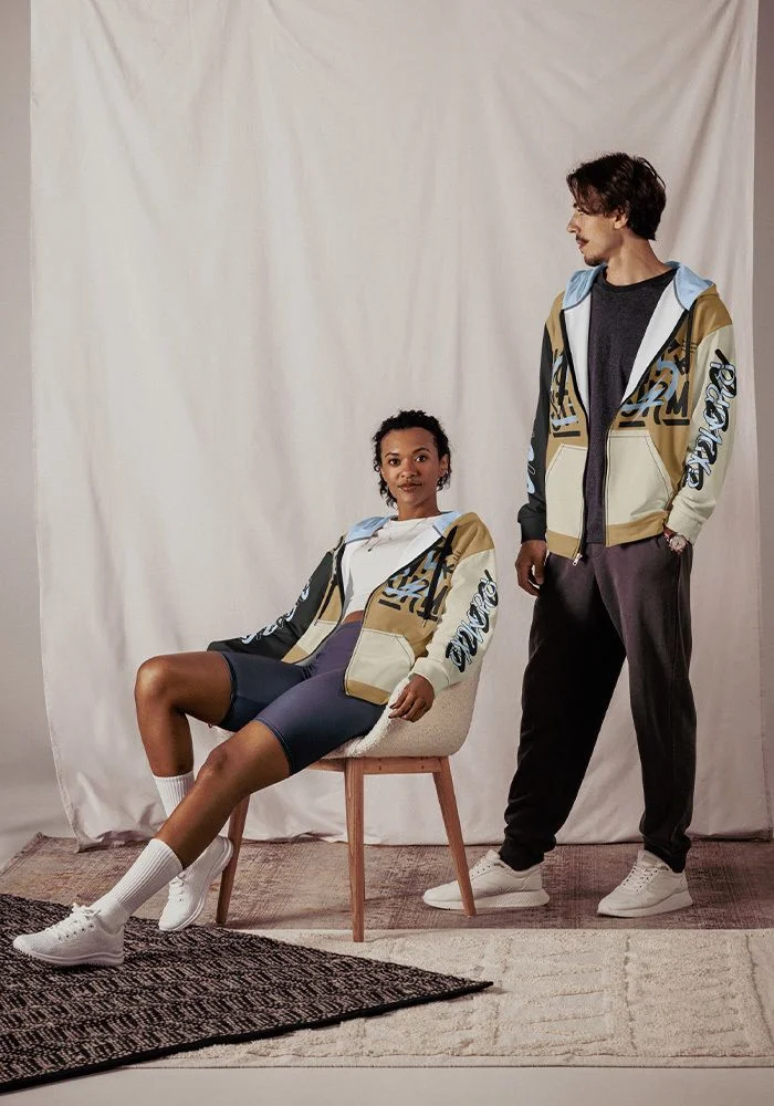All-Over Print Recycled Unisex Zip Hoodie