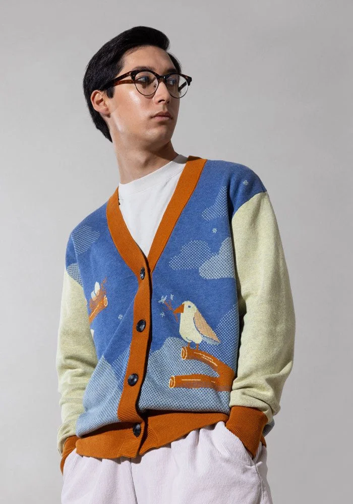 Unisex Knitted Cardigan