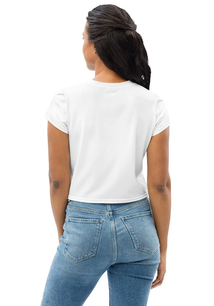 All-Over Print Crop Tee