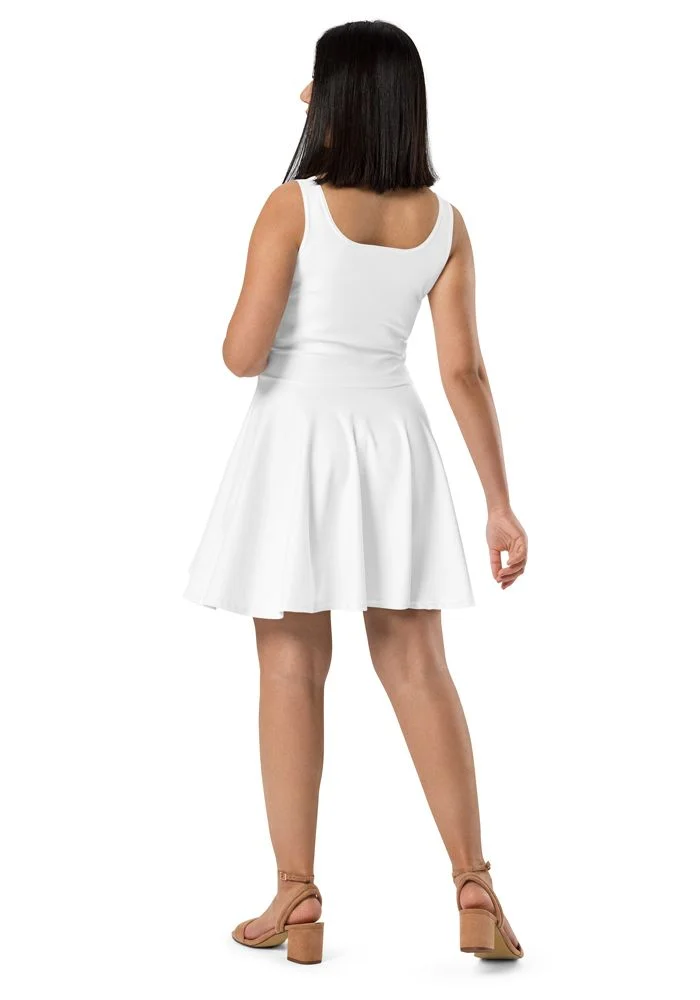 All-Over Print Skater Dress
