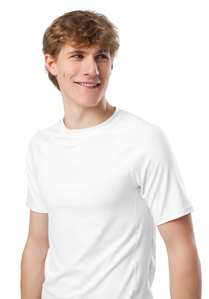 All-Over Print Men's Recycled Short Sleeve Rash Guard