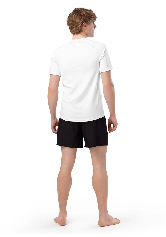 All-Over Print Men's Recycled Short Sleeve Rash Guard