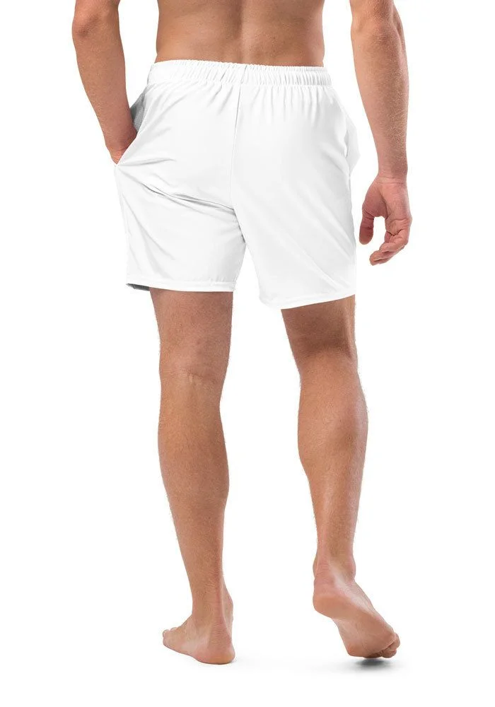 All-Over Print Recycled Swim Trunks