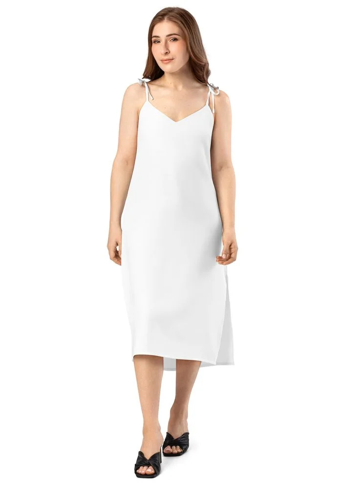 All-Over Print Slip Dress