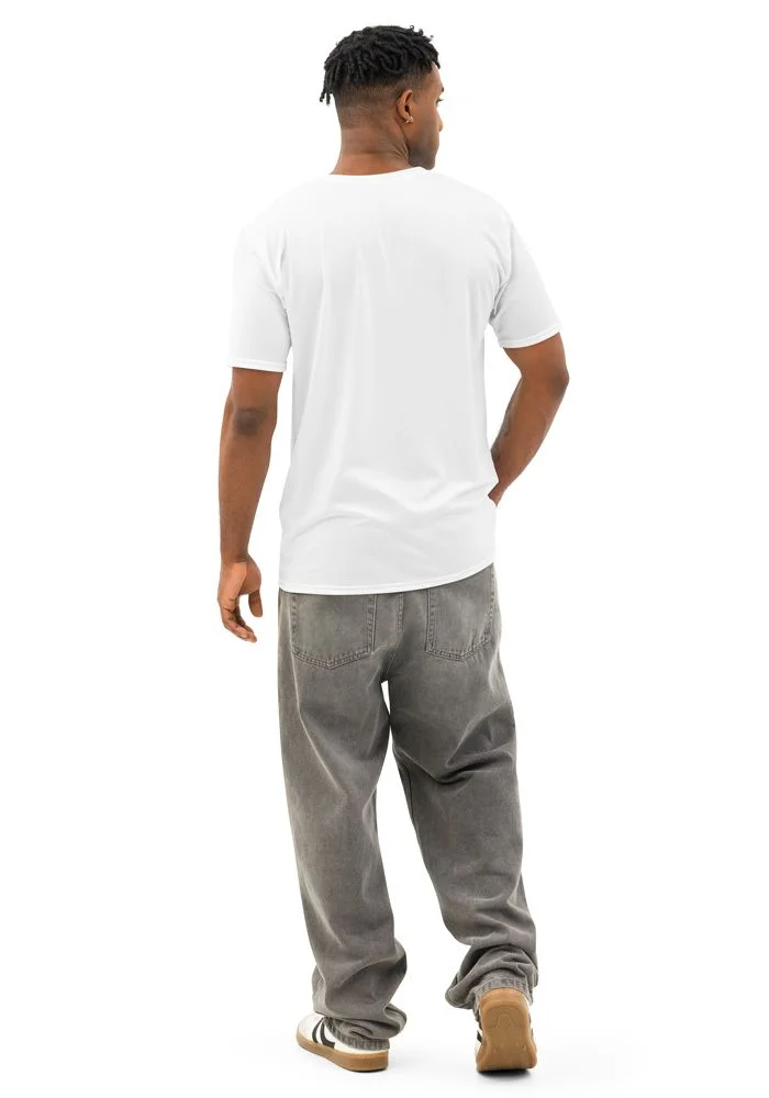 All-Over Print Men’s Cotton Crew Neck T-Shirt