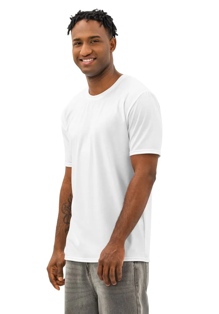 All-Over Print Men’s Cotton Crew Neck T-Shirt