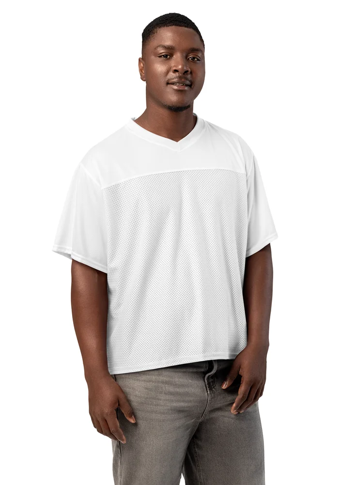 All-Over Print Boxy Football Jersey