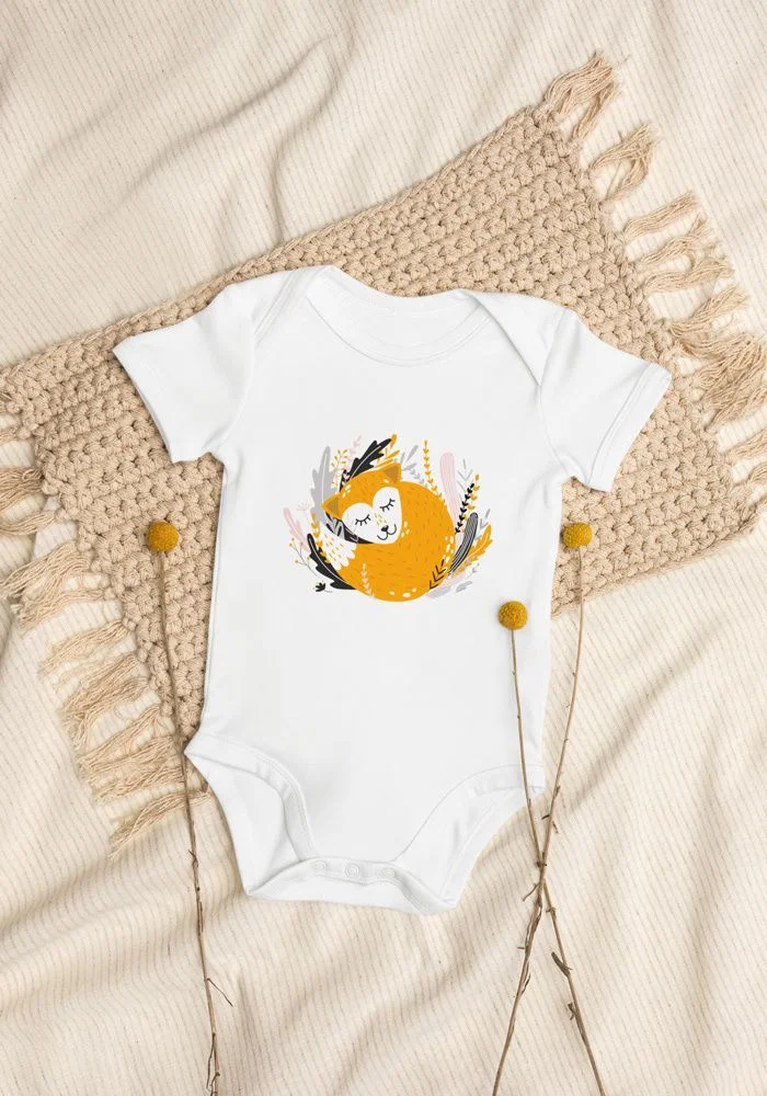 Organic Cotton Baby Bodysuit | Babybugz BZ10