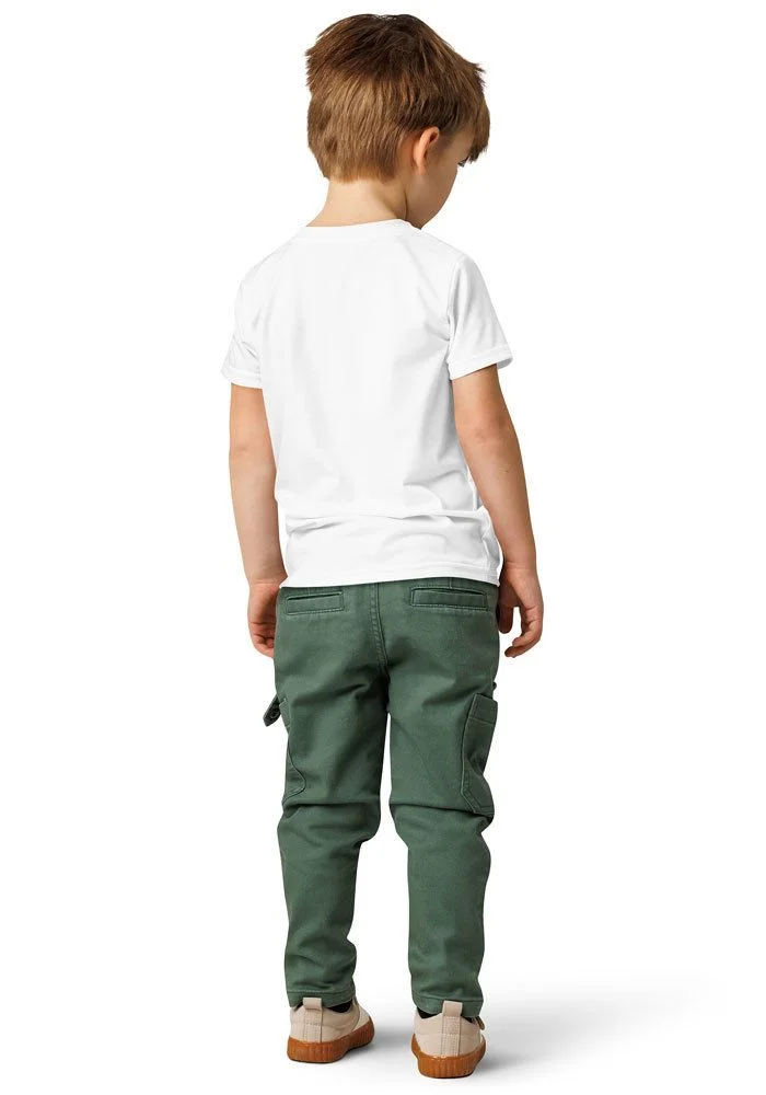 All-Over Print Kids Cotton Crew Neck T-Shirt