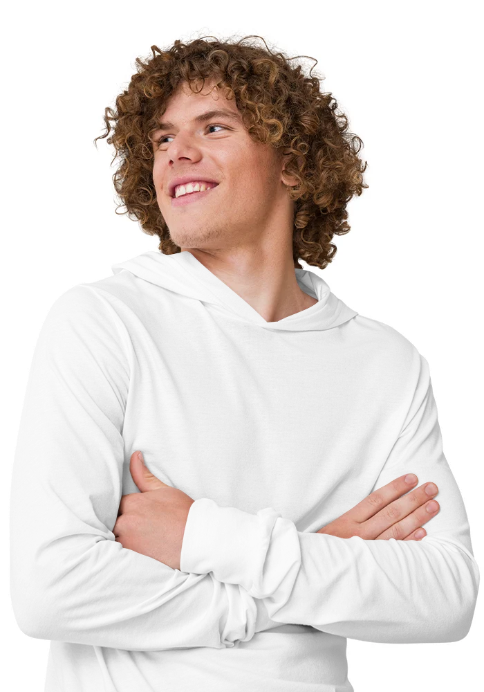 Unisex Hooded Long Sleeve Tee | Bella Canvas 3512