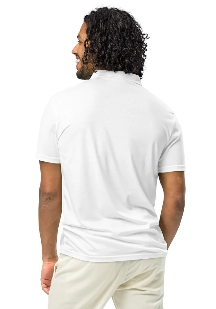 Men's All-Over Print Slim Fit Polo Shirt
