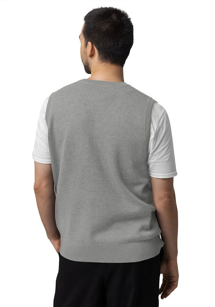Unisex Knitted V-Neck Vest
