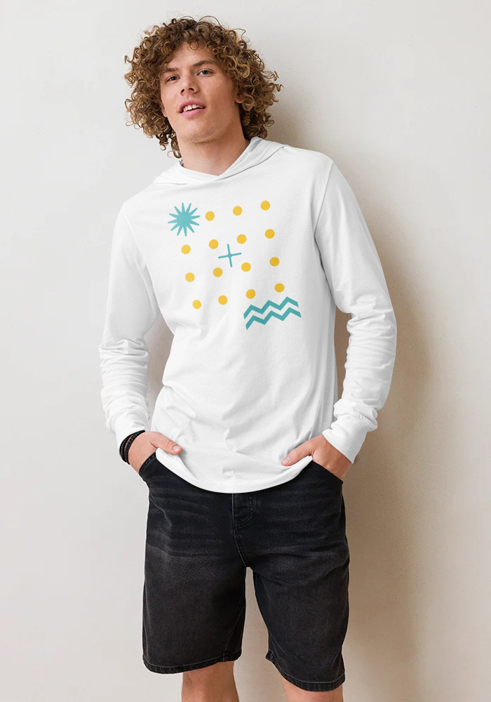 Unisex Hooded Long Sleeve Tee | Bella Canvas 3512