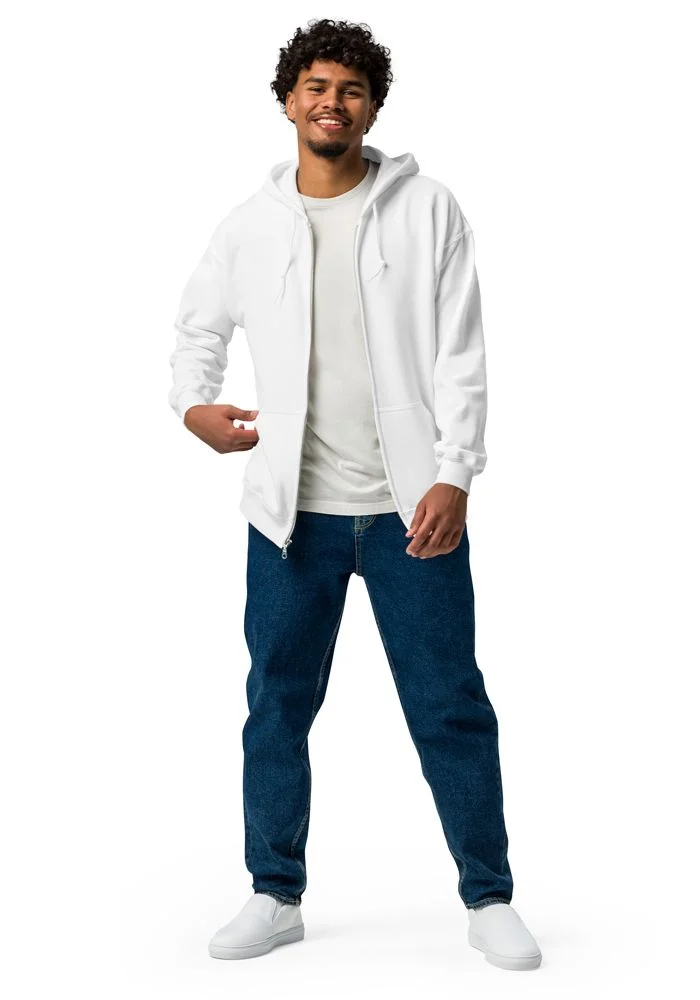 Unisex Heavy Blend Zip Hoodie | Gildan 18600
