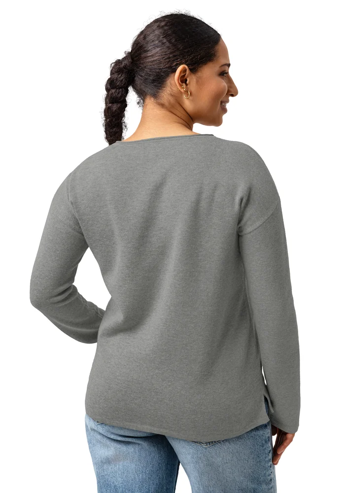 Women's Straight Bottom Knitted Sweater