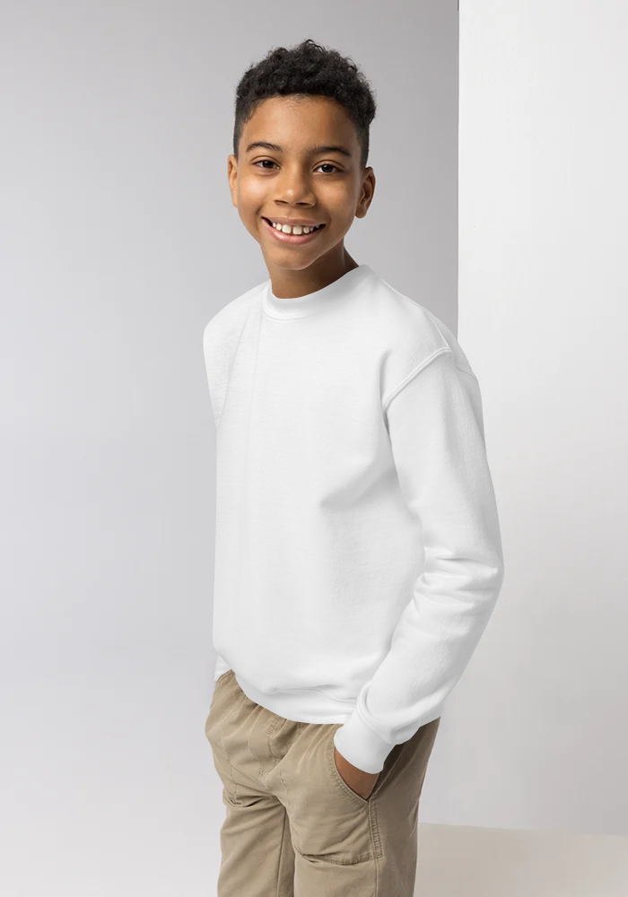Youth Crew Neck Sweatshirt | Gildan 18000B
