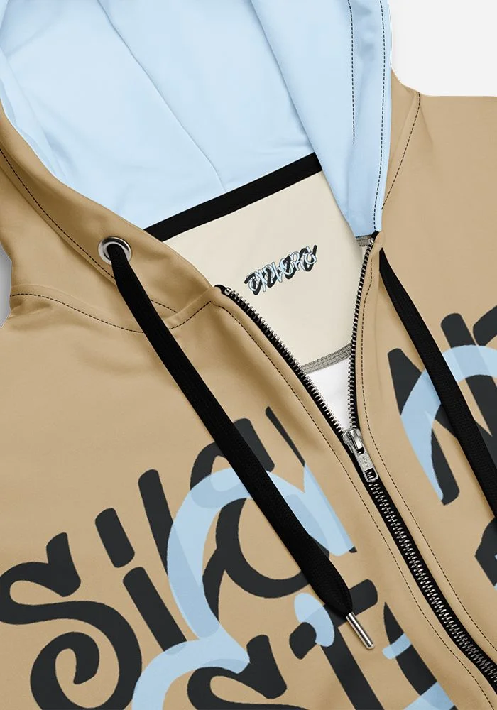 All-Over Print Recycled Unisex Zip Hoodie