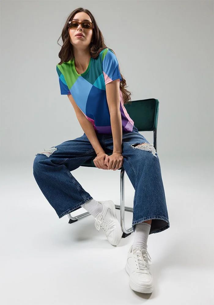 All-Over Print Women's Crew Neck T-Shirt