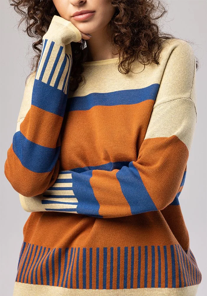 Women's Straight Bottom Knitted Sweater