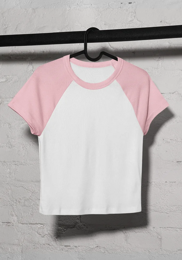 Women's Micro Rib Raglan Baby Tee | Bella + Canvas 1201