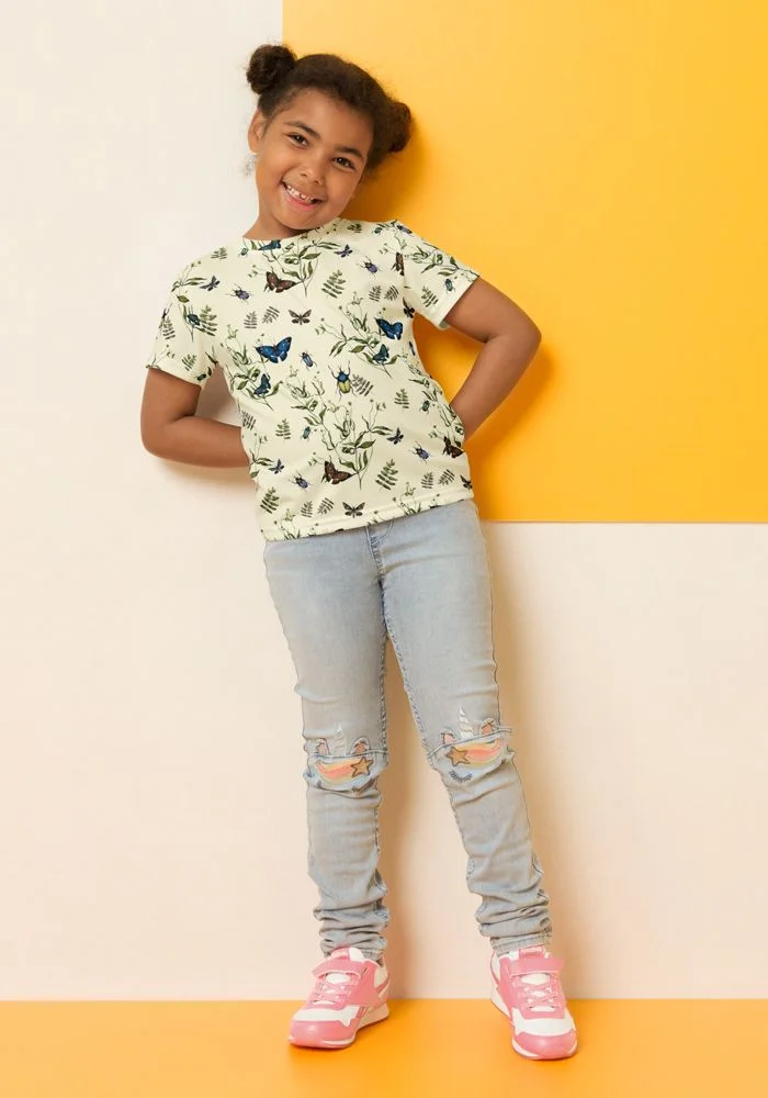 All-Over Print Kids Crew Neck T-Shirt
