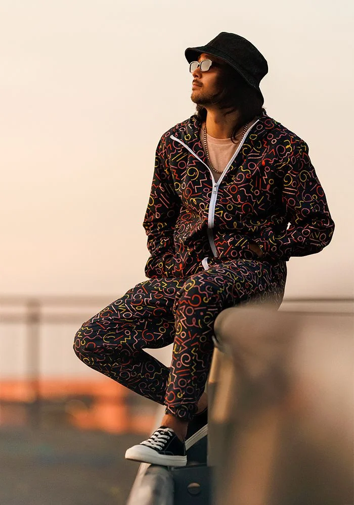 All-Over Print Men's Windbreaker