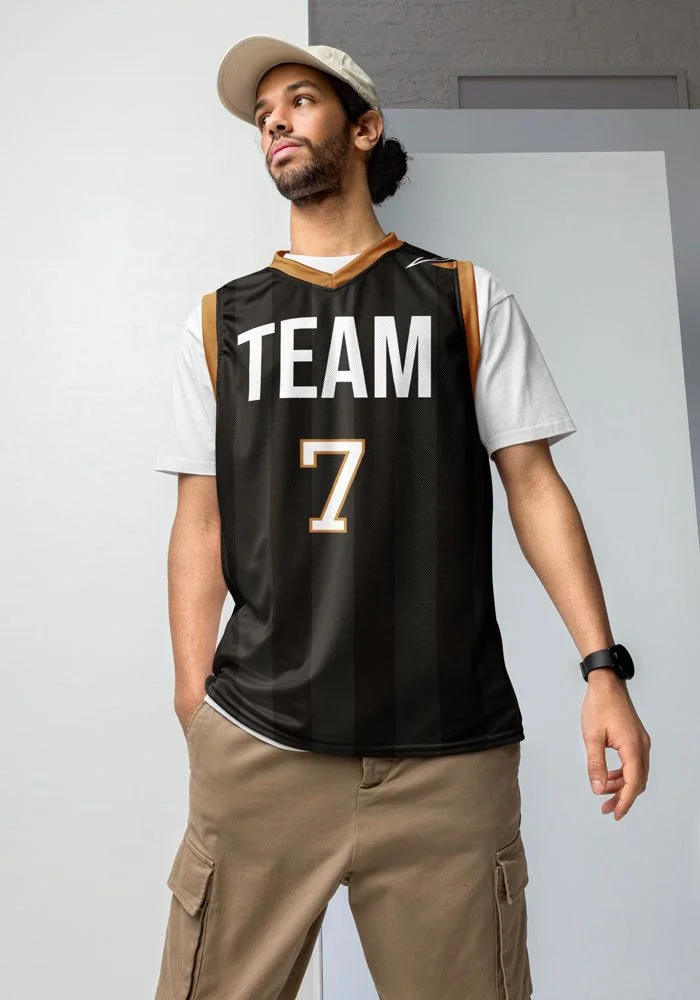 All-Over Print Recycled Unisex Basketball Jersey