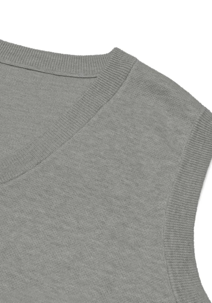 Unisex Knitted V-Neck Vest